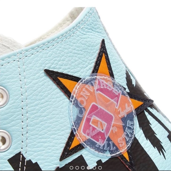 NIB CONVERSE X CHINATOWN MARKET COLAB LAKERS CHUCKS - Picture 4 of 7